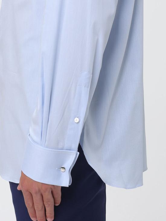 26SS 에르메네질도제냐 긴팔 셔츠 9RS4PA301353A3 432 Gnawed Blue - ERMENEGILDO ZEGNA