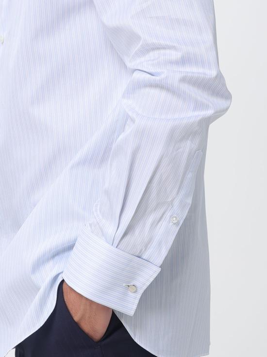 26SS 에르메네질도제냐 긴팔 셔츠 9RS4PA301038A3 434 Gnawed Blue - ERMENEGILDO ZEGNA