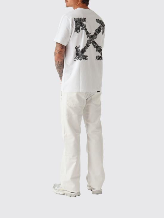 26SS 오프화이트 반팔 티셔츠 4MAA027S26J0071 100 White - OFF WHITE