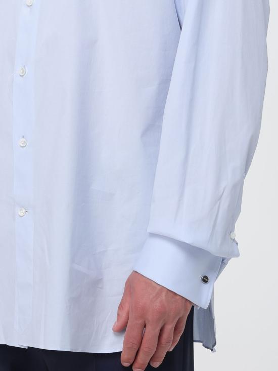 26SS 에르메네질도제냐 긴팔 셔츠 9RS4PA304108A3 432 Gnawed Blue - ERMENEGILDO ZEGNA