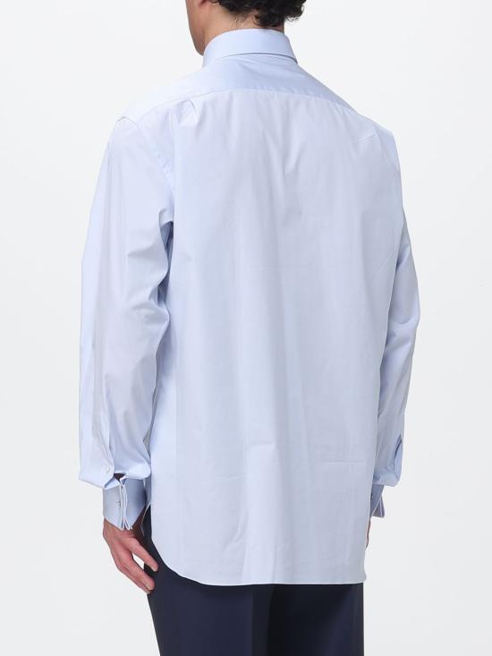 26SS 에르메네질도제냐 긴팔 셔츠 9RS4PA304108A3 432 Gnawed Blue - ERMENEGILDO ZEGNA