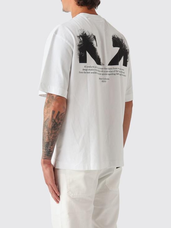 26SS 오프화이트 반팔 티셔츠 44MAA120S26J008001 100 White - OFF WHITE