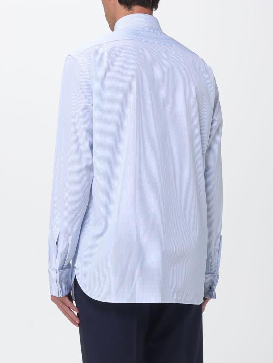 26SS 에르메네질도제냐 긴팔 셔츠 9RS4PA301011A3 434 Gnawed Blue - ERMENEGILDO ZEGNA