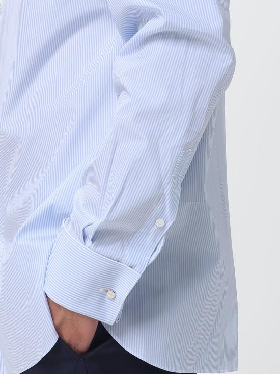 26SS 에르메네질도제냐 긴팔 셔츠 9RS4PA301011A3 434 Gnawed Blue - ERMENEGILDO ZEGNA