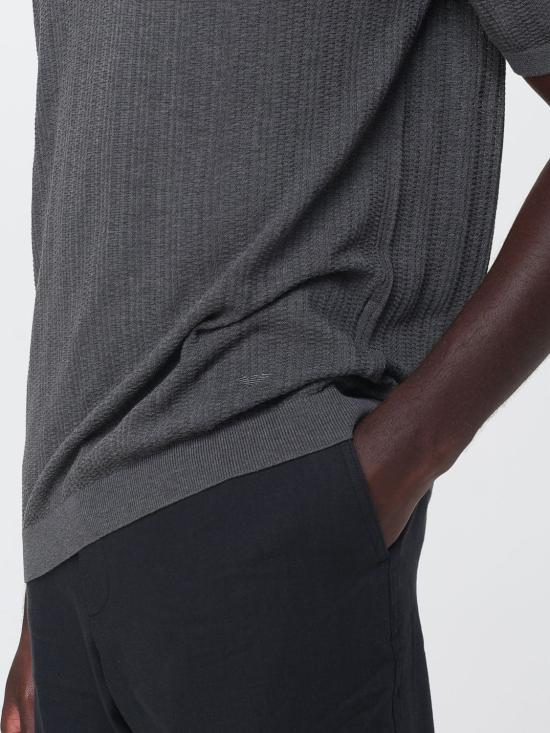 26SS 엠포리오 아르마니 폴로 티셔츠 EM004305AF23761 O8003 Grey - EMPORIO ARMANI