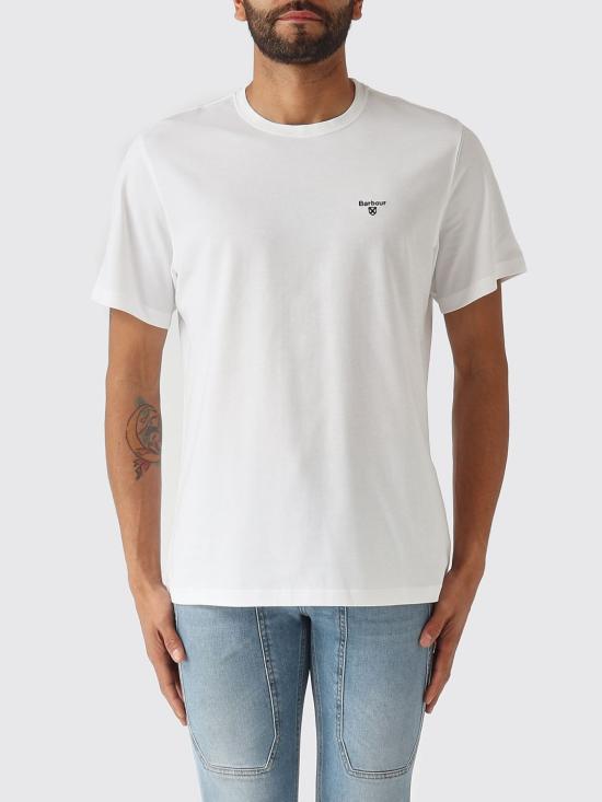26SS 바버 반팔 티셔츠 MTS0331 WH11 White