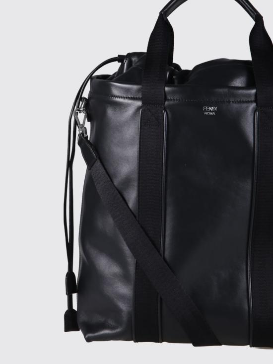 26SS 펜디 플럭스 쇼핑 백 7VA674AV8B F0GXN Black - FENDI