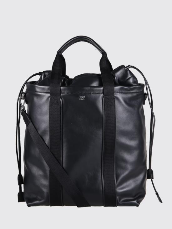 26SS 펜디 플럭스 쇼핑 백 7VA674AV8B F0GXN Black
