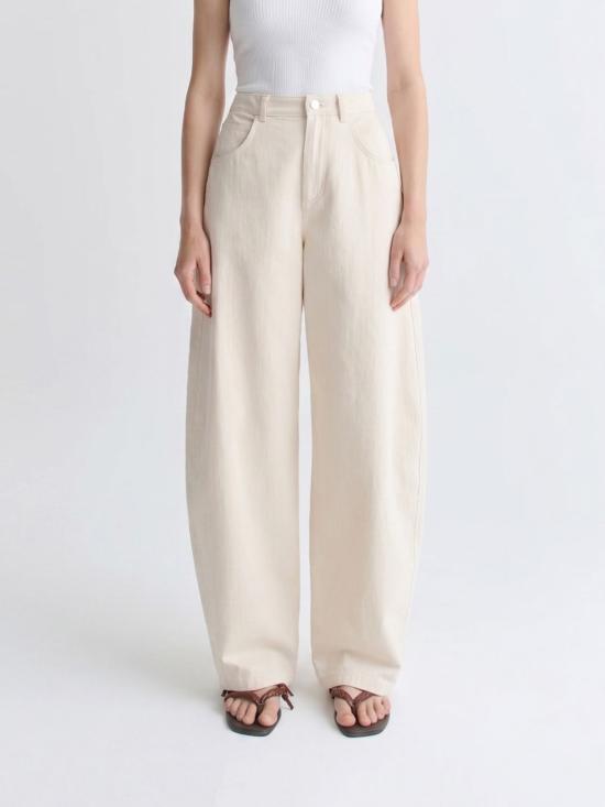 26SS 세퍼 스트레이트 팬츠 WSS26SOLINE LIGHT ECRU TWILL Ecru