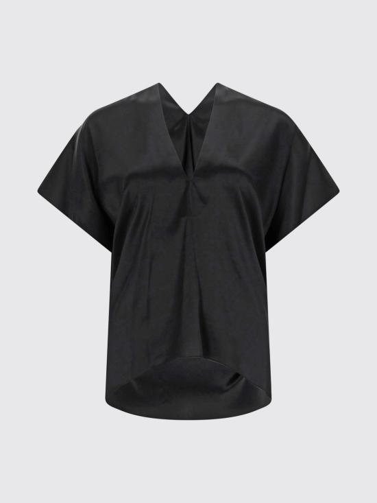 26SS 니나리찌 블라우스 26PCTO003SE1415 U9000 Black - NINA RICCI