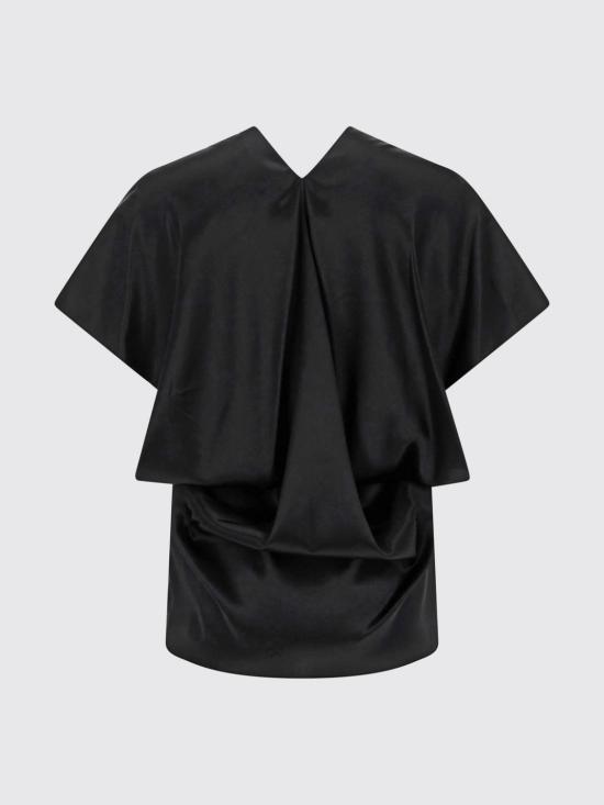 26SS 니나리찌 블라우스 26PCTO003SE1415 U9000 Black - NINA RICCI