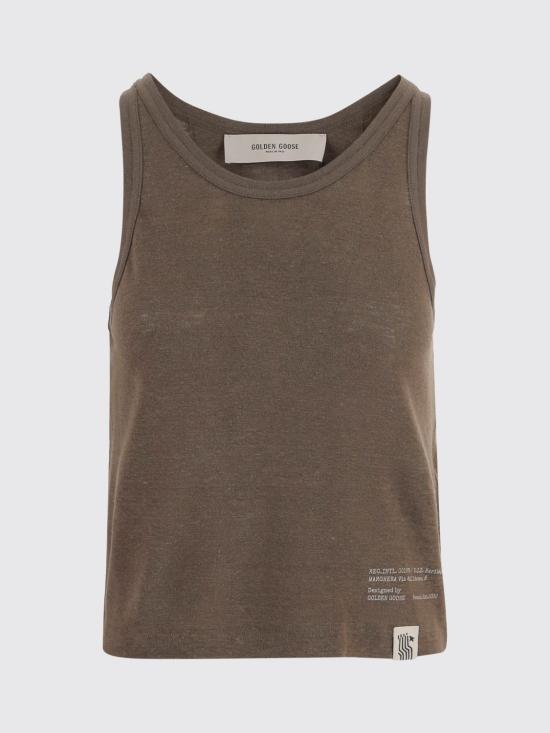 26SS 골든구스 긴팔 티셔츠 GWP01930P002375 60545 Brown - GOLDEN GOOSE