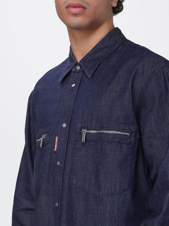 26SS 디스퀘어드2 데님 셔츠 S74DM1009D30029 470 Blue - DSQUARED2