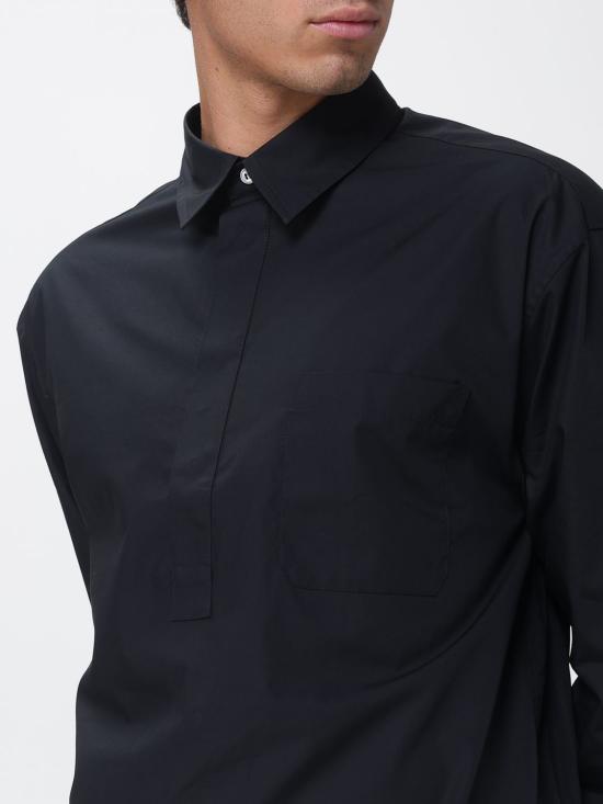 26SS 파올로페코라 긴팔 셔츠 G0320187 9000 Black - PAOLO PECORA