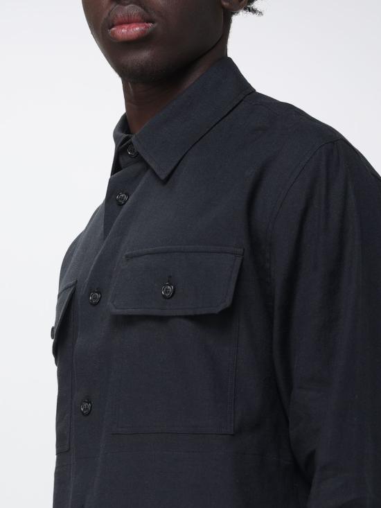 26SS 파올로페코라 긴팔 셔츠 G0523632 9000 Black - PAOLO PECORA