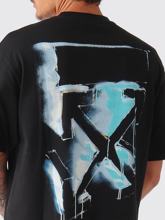 26SS 오프화이트 반팔 티셔츠 44MAA120S26J00K100 001 Black - OFF WHITE