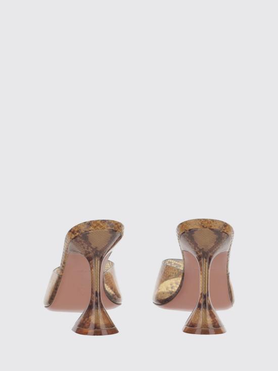 26SS 아미나 무아디 힐/펌프스 LUPITAGLASSSLIPPER95 TANSNAKE Red - AMINA MUADDI