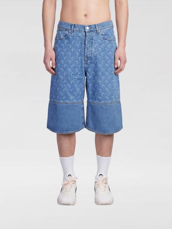 26SS 마린세르 데님 숏팬츠 USH004BCDEN0002 BL05 Gnawed Blue