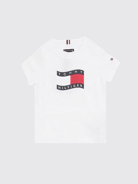 26SS [키즈] 타미힐피거 티셔츠 KB0KB10275 YBR White