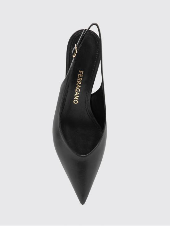 26SS 살바토레 페라가모 힐/펌프스 7935981 NR Black - SALVATORE FERRAGAMO