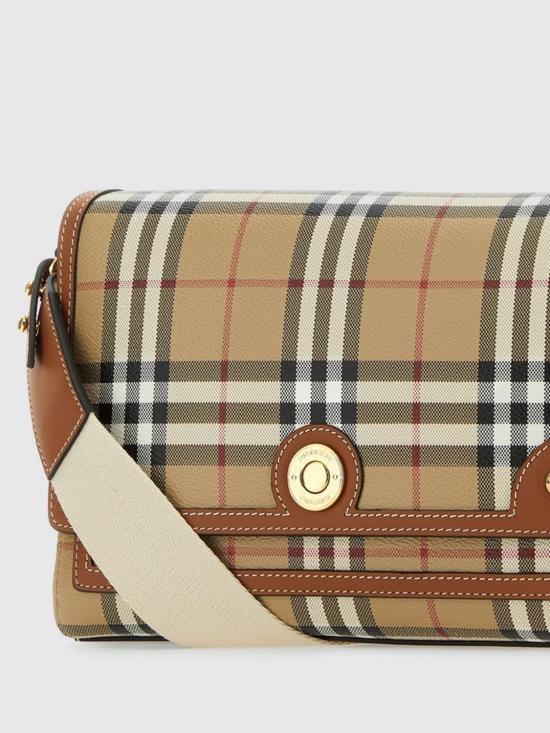 26SS 버버리 노트 체크 크로스백 8066226 Brown - BURBERRY