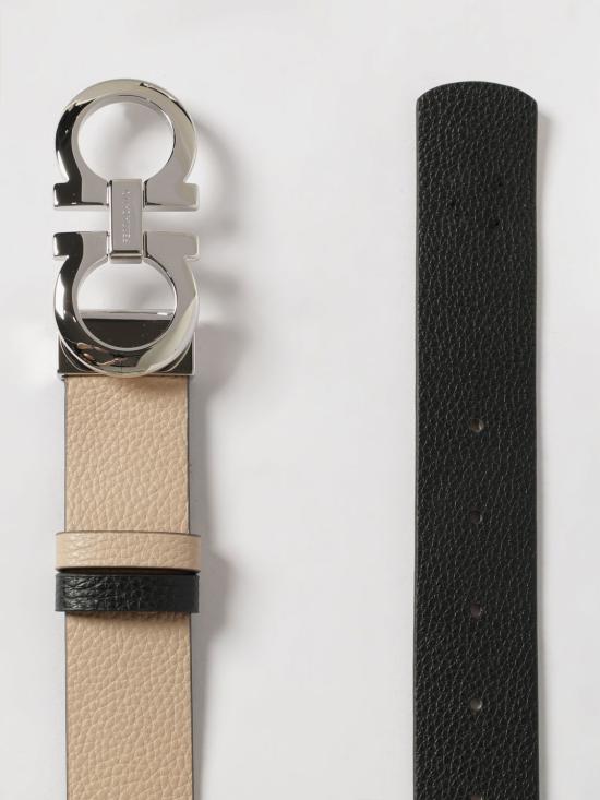 26SS 살바토레 페라가모 레귤러 벨트 23A564 615282 NEWBISNER Beige - SALVATORE FERRAGAMO