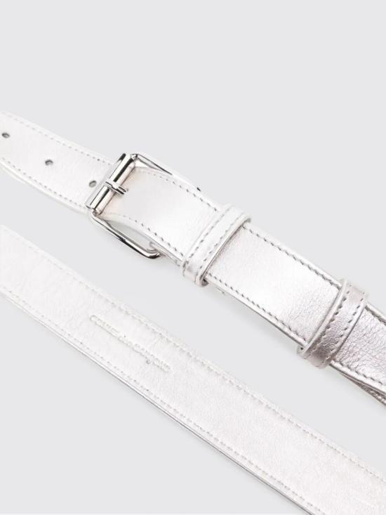 26SS 꼼데가르송 가죽 벨트 SA0912GF 2 Silver - COMME DES GARCONS