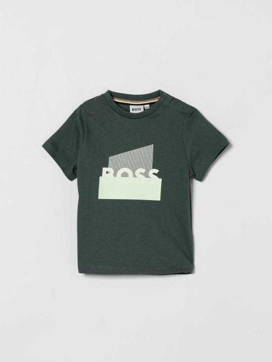 26SS [키즈] 보스 티셔츠 J52879 68C Green