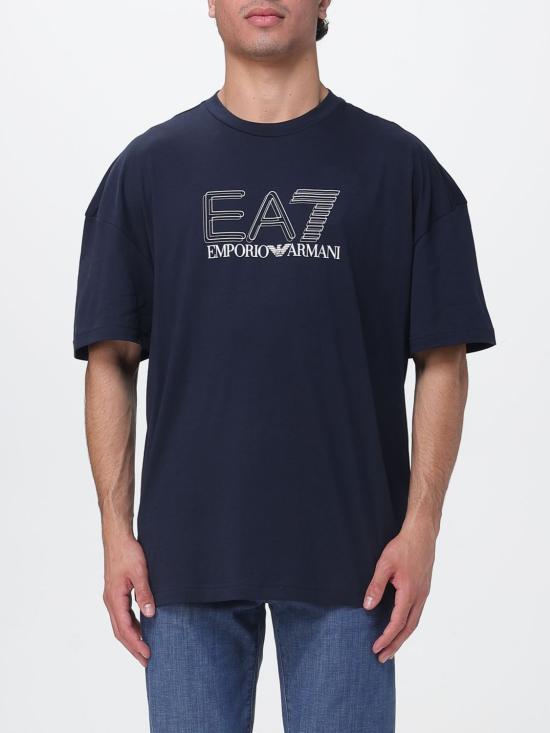 26SS 엠포리오 아르마니 반팔 티셔츠 7M001309AF10375 UB102 Blue