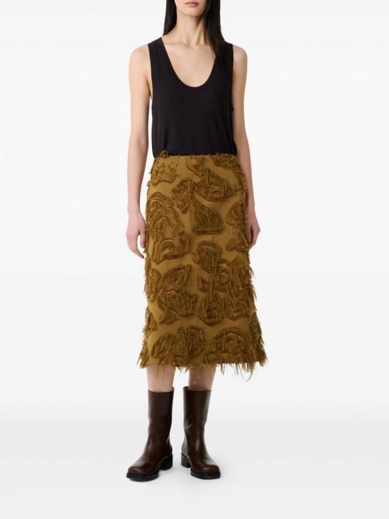 26SS 스튜디오 니콜슨 롱 스커트 ROEPERSNW1788 Mustard - STUDIO NICHOLSON