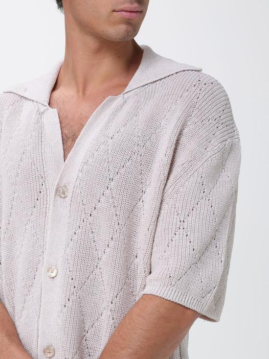 26SS 라니우스 반팔 셔츠 S6LAMAKS105 015 Beige - LANEUS