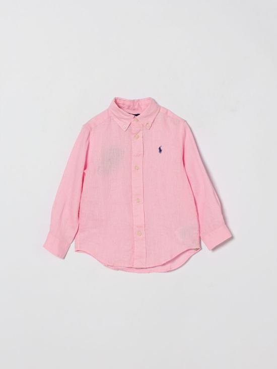 26SS [키즈] 폴로 랄프로렌 셔츠 322967600 002 Blush Pink