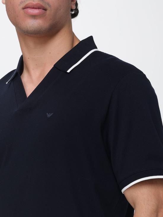 26SS 엠포리오 아르마니 폴로 티셔츠 EM005852AF12955 UB118 Navy - EMPORIO ARMANI
