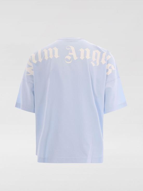 26SS 팜앤젤스 반팔 티셔츠 PMAA10BS26JER001 4103 Navy - PALM ANGELS
