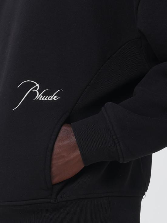 26SS 루드 긴팔 티셔츠 RHSS26ST05012 1014 Black - RHUDE