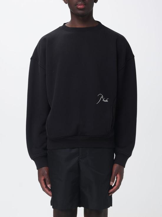 26SS 루드 긴팔 티셔츠 RHSS26ST05012 1014 Black