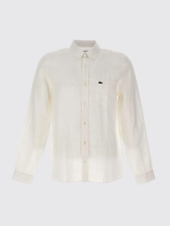 26SS 라코스테 긴팔 셔츠 CH5692 001 White - LACOSTE