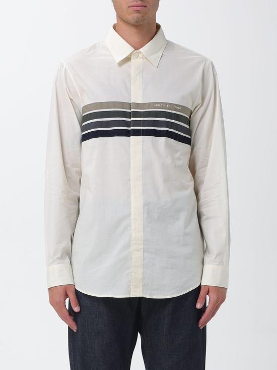 26SS 알마니 긴팔 셔츠 XM002109AF24533 U1074 Yellow Cream