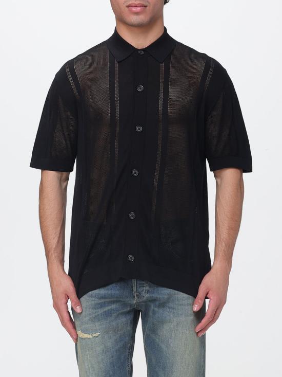 26SS 파올로페코라 폴로 티셔츠 A033F200 9000 Black