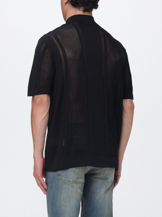 26SS 파올로페코라 폴로 티셔츠 A033F200 9000 Black - PAOLO PECORA