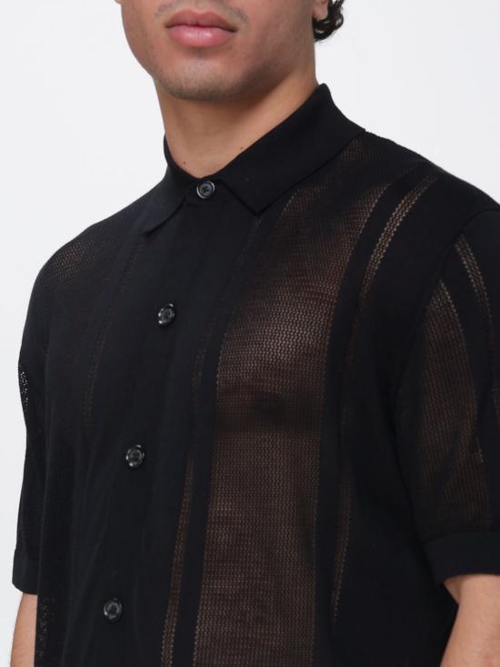 26SS 파올로페코라 폴로 티셔츠 A033F200 9000 Black - PAOLO PECORA