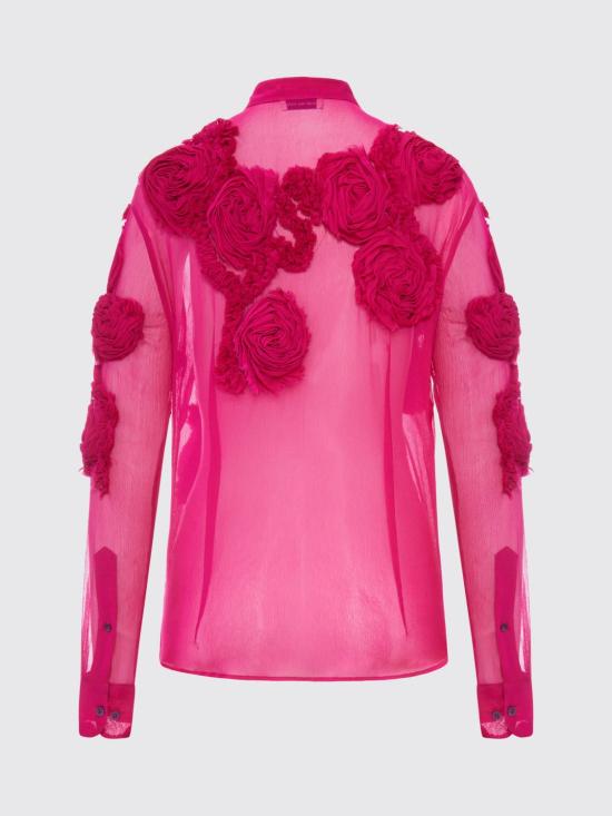 26SS 드리스 반 노튼 블라우스 2610107623376 304 Fuchsia - DRIES VAN NOTEN