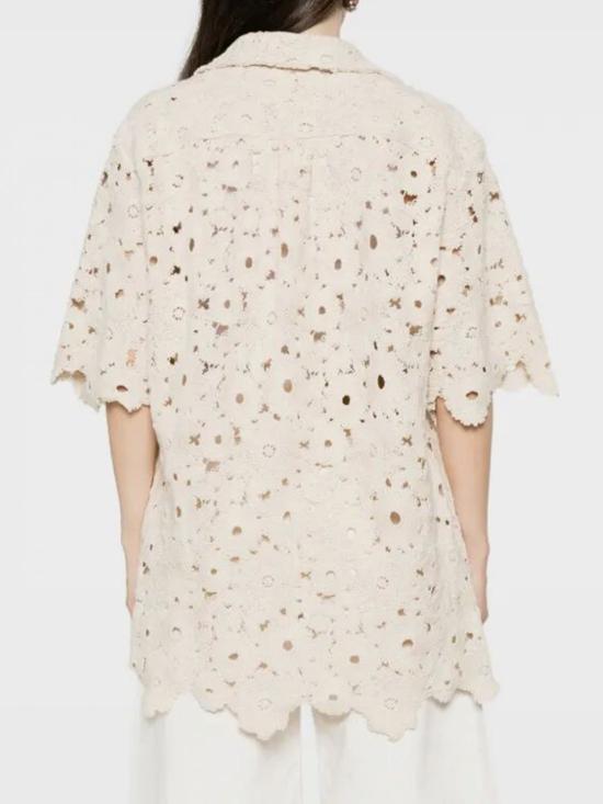 26SS 엠티엘 블라우스 MTL018ENRSLSP007 CROCHET Ivory - MTL