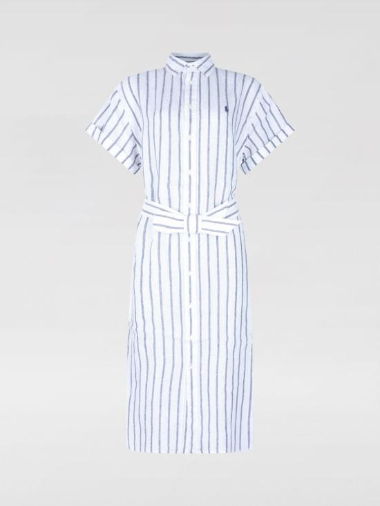 26SS 폴로 랄프로렌 롱 원피스 211965843 501 White 1 - POLO RALPH LAUREN
