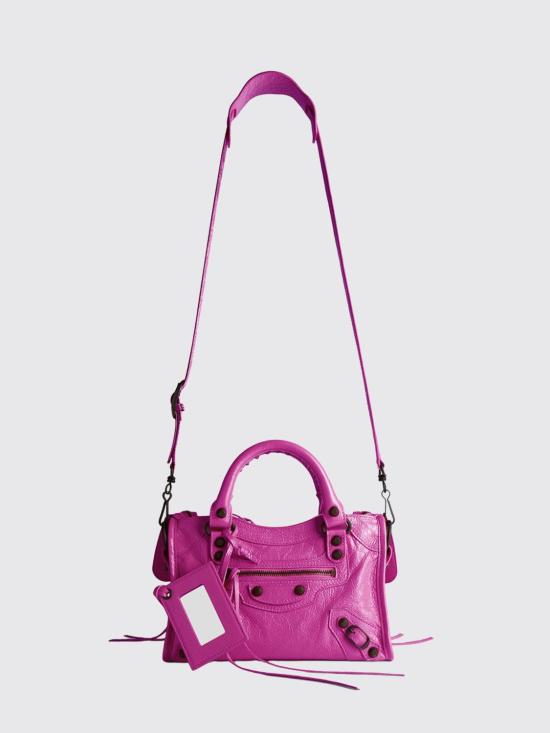 26SS 발렌시아가 르 시티 백 8657632ACFH 5331 Fuchsia - BALENCIAGA