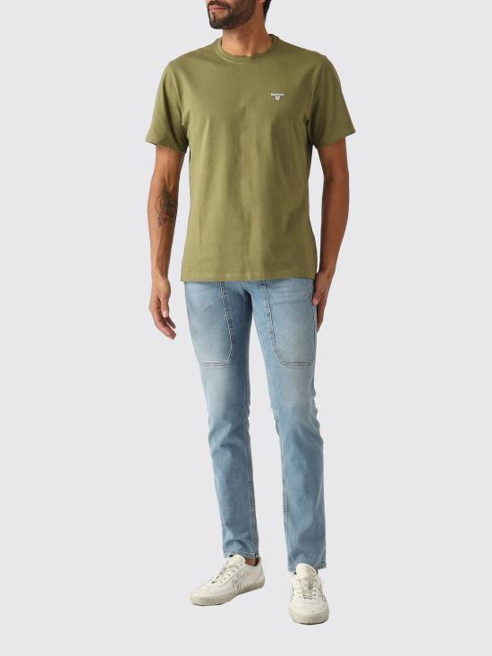 26SS 바버 반팔 티셔츠 MTS0331 OL39 Olive - BARBOUR