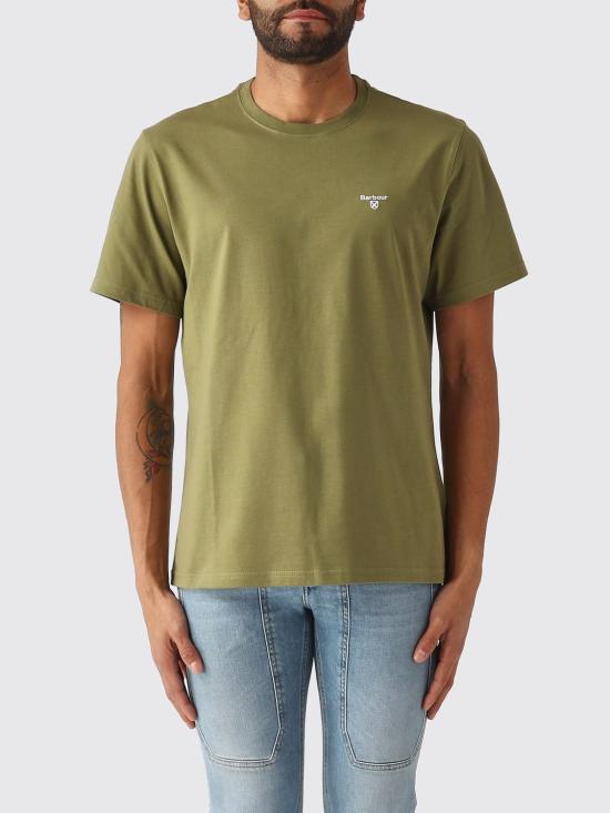 26SS 바버 반팔 티셔츠 MTS0331 OL39 Olive