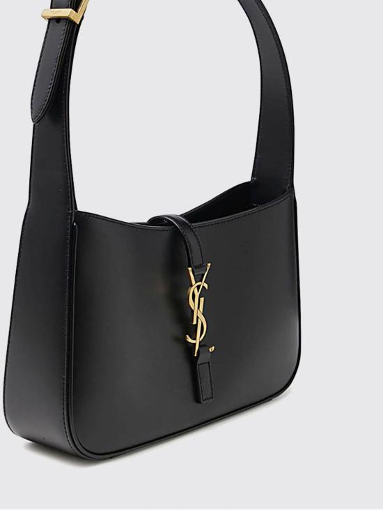 26FW 생로랑 LE 5 A 7 모노그램 토트백 6572282R20W 1000 Black - SAINT LAURENT