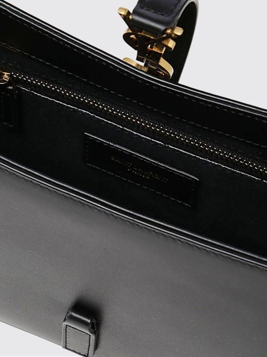 26FW 생로랑 LE 5 A 7 모노그램 토트백 6572282R20W 1000 Black - SAINT LAURENT
