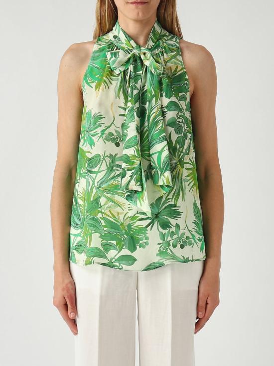 26SS 말리파르미 블라우스 JP555850663 D6091 Green